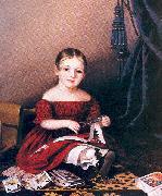 Peale, Sarah Miriam Posthumous Portrait of Mary Griffith oil on canvas